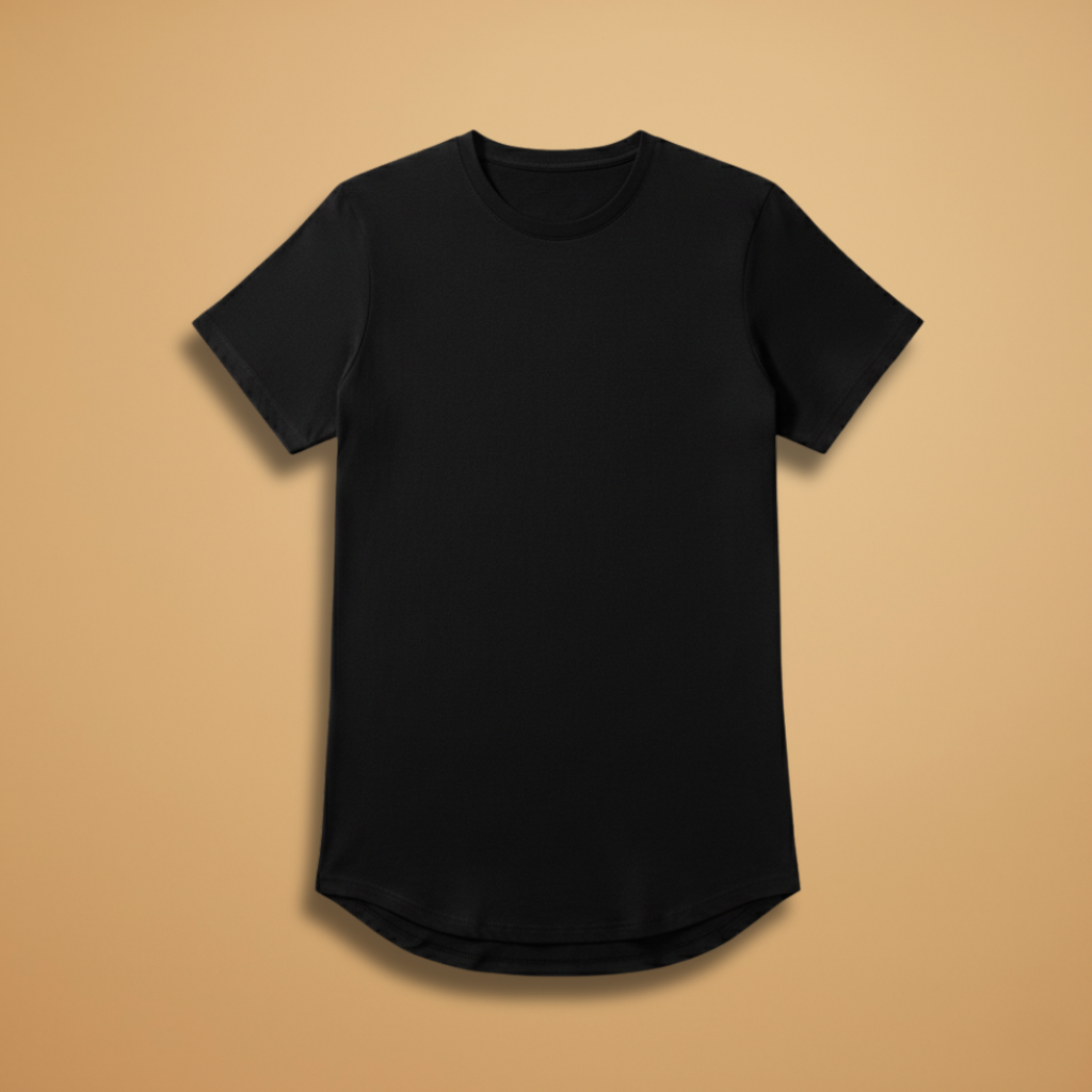 Men's fitted fitness t-shirt for enhanced workout performance. Quick-dry activewear for gym training.