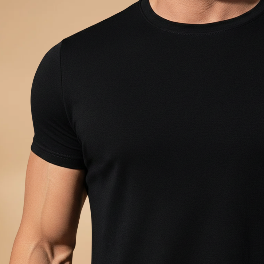 Sportswear men's t-shirt, fitted for training & performance. Ideal gym shirt for an active lifestyle.