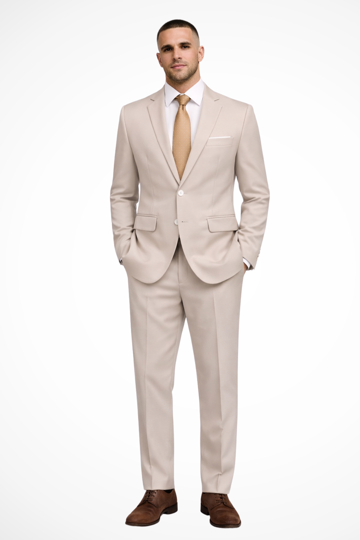 Versatile two-piece suit for men, suitable for weddings and parties