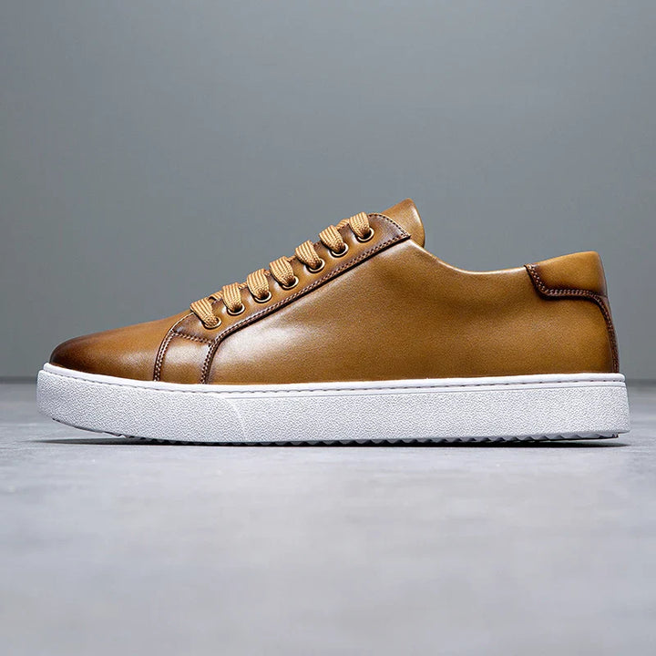 Versatile men's smart casual trainers, with a comfortable sleek design.