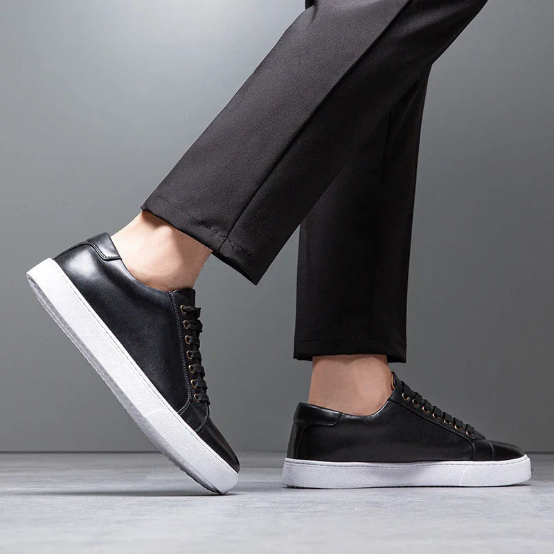 Modern men's formal sneakers, comfortable and sleek everyday wear.