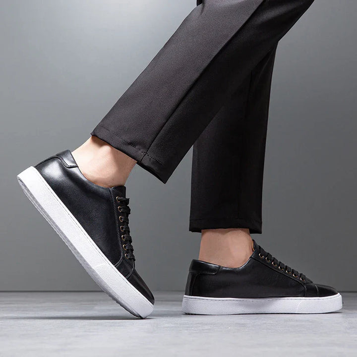 Modern men's formal sneakers, comfortable and sleek everyday wear.