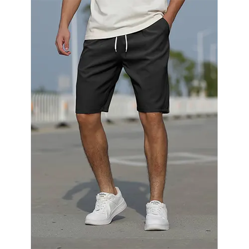 New men's high-waist summer shorts. Fashionable, breathable design for ultimate warm-weather comfort.