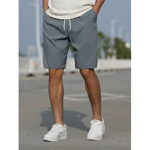 Men's summer high-waist shorts, offering ultimate comfort and style for casual and beach wear.