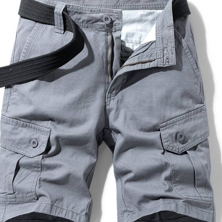 Men's Jameson army green casual shorts, perfect for outdoor activities