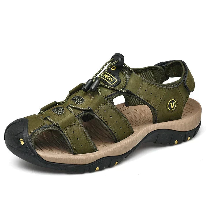 Durable men's Kay walking sandals with orthopedic arch support. Great for summer outdoor activities.
