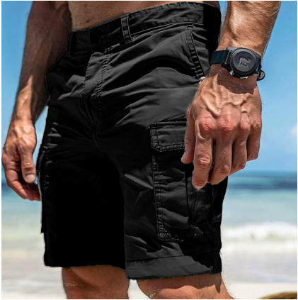 Stylish menswear cargo shorts for men, ideal for active or casual summer outings.