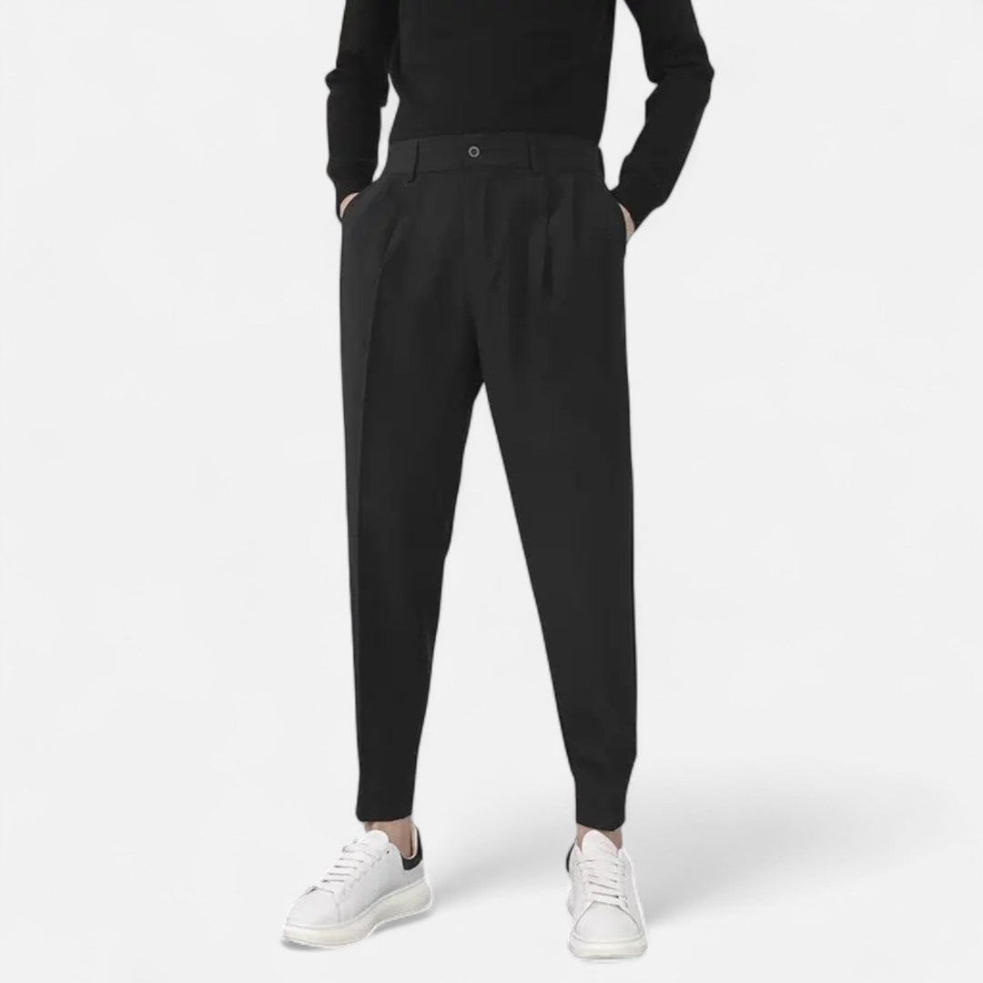 Elegant pleated pants for men, perfect for formal and smart casual occasions