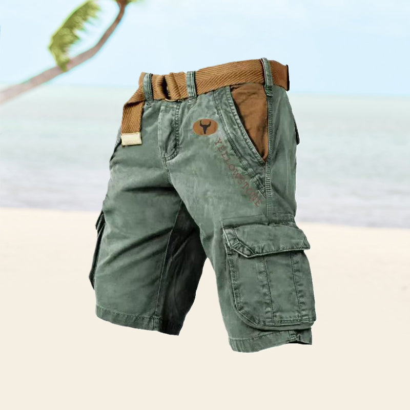 Comfortable men's casual shorts, ideal for spring, summer, and fall.