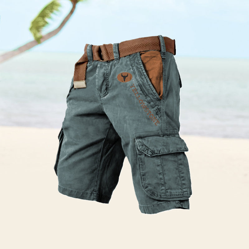 Versatile outdoor shorts for men, offering both style and practicality.