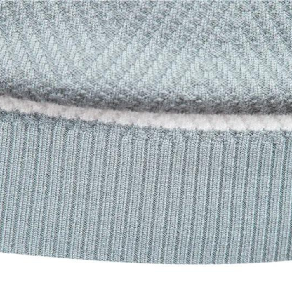 Men's soft knitted crew neck sweater, comfortable and stylish for versatile casual wear.