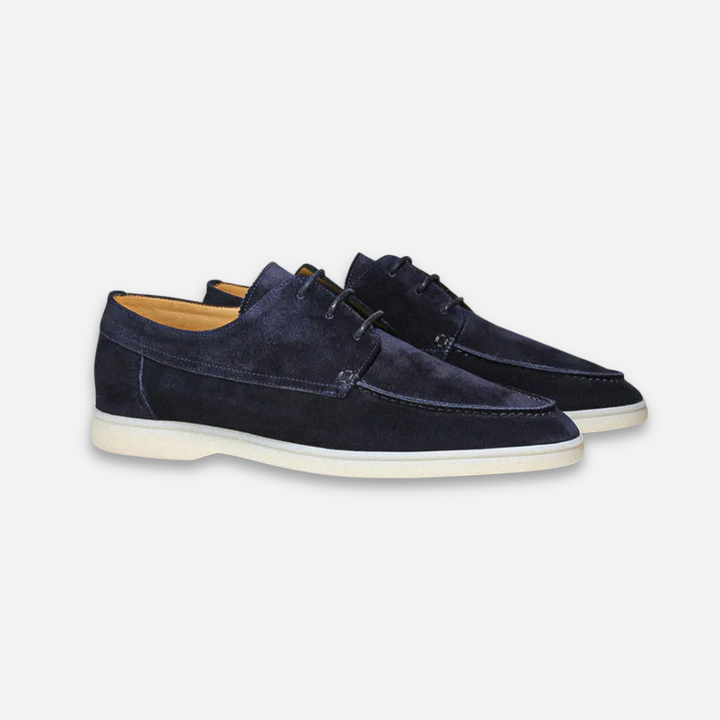 Men's lace-up casual boat shoes for all-day comfort, ideal for summer & everyday stylish wear.