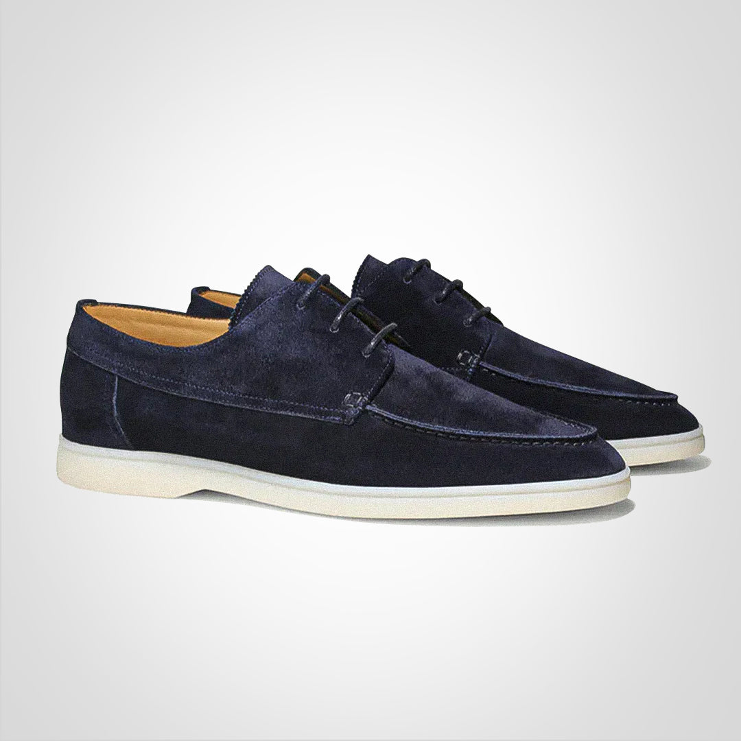 Stylish men's lace-up loafers, perfect as casual boat shoes for comfortable summer footwear.