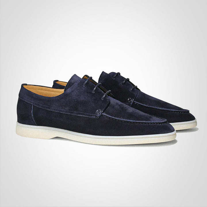 Stylish men's lace-up loafers, perfect as casual boat shoes for comfortable summer footwear.