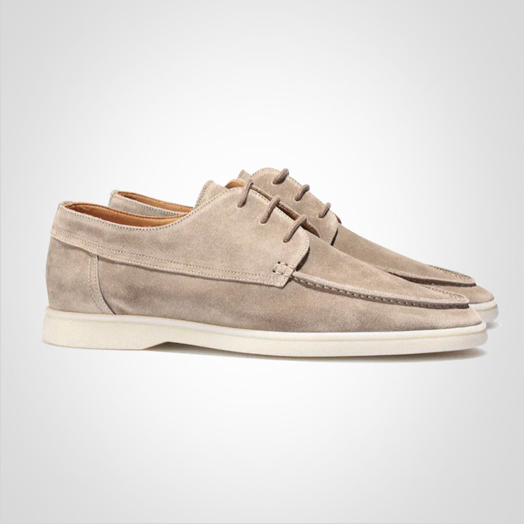 Everyday comfortable men's boat shoes. Lace-up casual loafers, perfect for summer style.