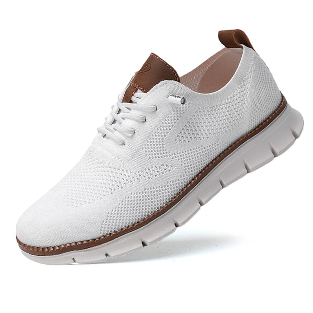 Comfortable men's casual shoes: breathable lace-up sneakers for spring, summer, or fall style.