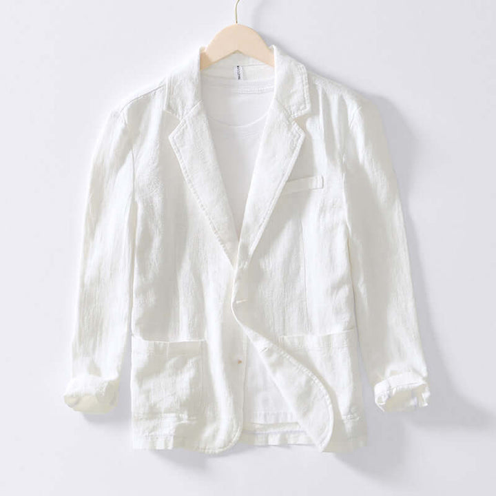 Men's Lightweight All-Season Blazer Jacket. A versatile, comfort fit casual blazer for modern men's fashion.