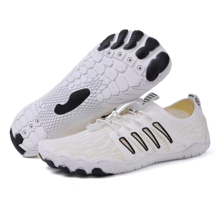 Outdoor men's lightweight barefoot shoes featuring a flexible sole for superior comfort & natural walking.