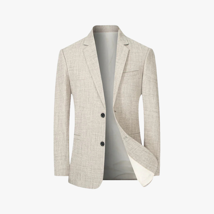 Modern men's fashion: a lightweight blazer. Versatile outerwear, great for tailored smart casual and business looks.