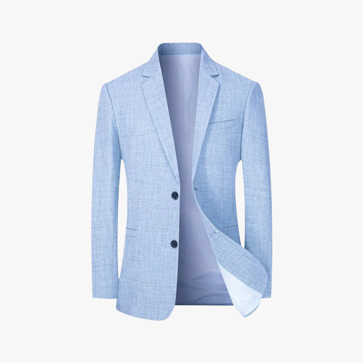 Tailored fit men's lightweight blazer, an essential for smart casual, business wear, and effortless spring style.