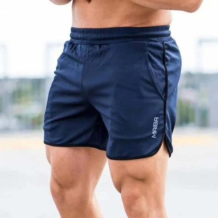 Breathable men's workout shorts, lightweight & comfortable for gym, running, and casual wear.