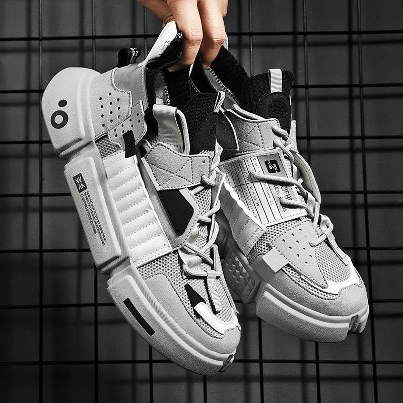 Breathable men's sports shoes for ultimate comfort & lightweight performance on runs.