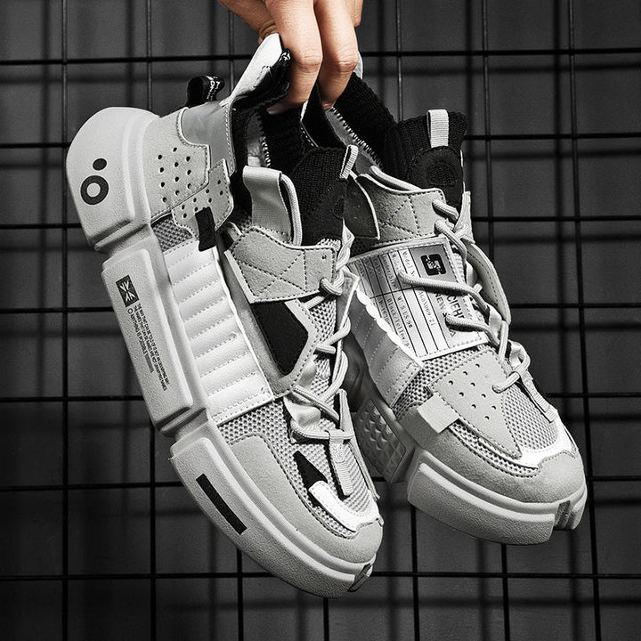 Breathable men's sports shoes for ultimate comfort & lightweight performance on runs.