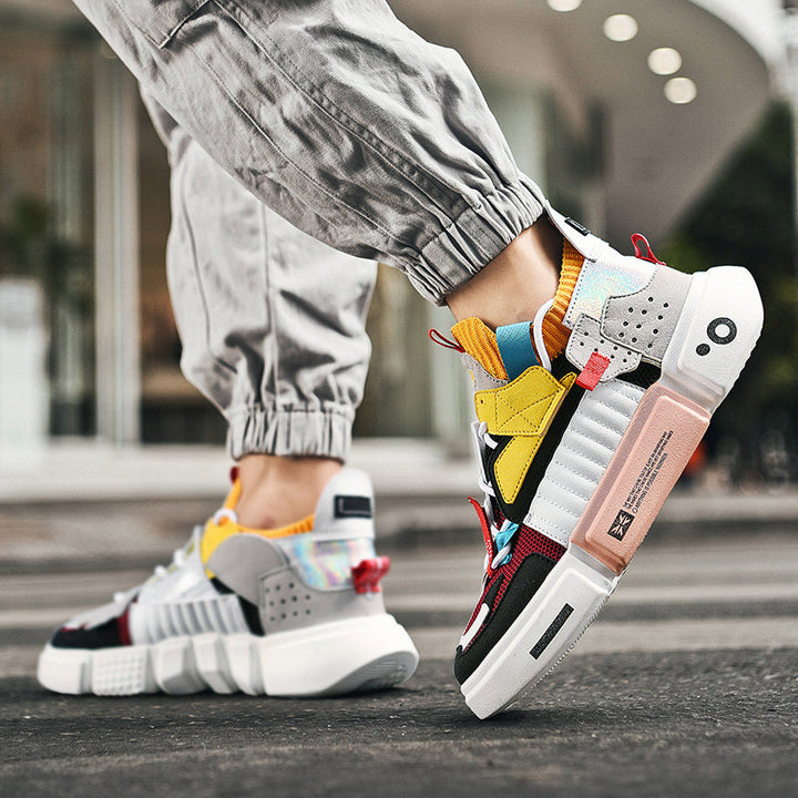 Stylish men's casual footwear: lightweight, breathable, and comfortable for spring & autumn.