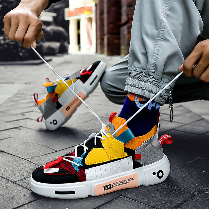 New men's sports sneakers, featuring breathable design & lightweight comfort for active wear.