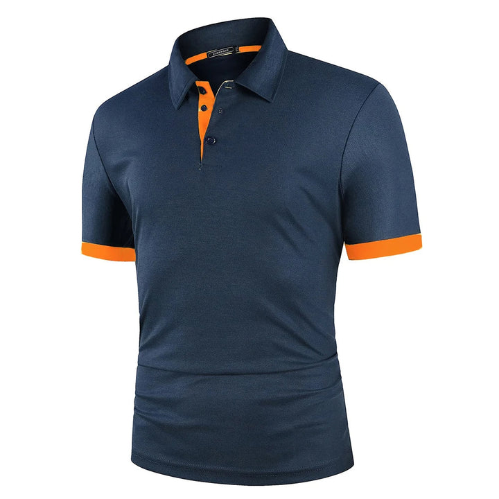 Men's lightweight breathable summer polo shirt, perfect for casual wear.