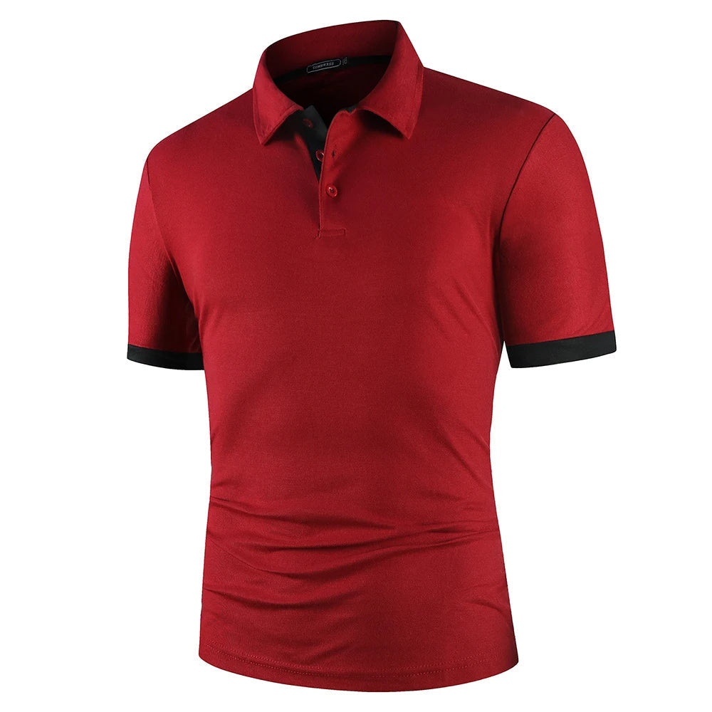 Smart casual men's fashion top, lightweight and breathable for summer.