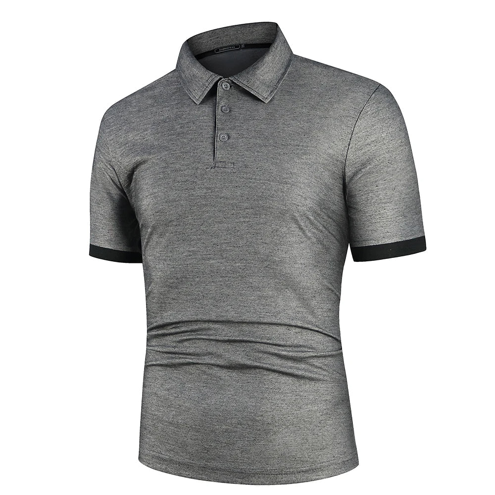 Lightweight summer polo shirt for men, offering breathable comfort.