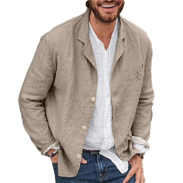 Stylish men's versatile blazer, ideal for modern fashion looks.