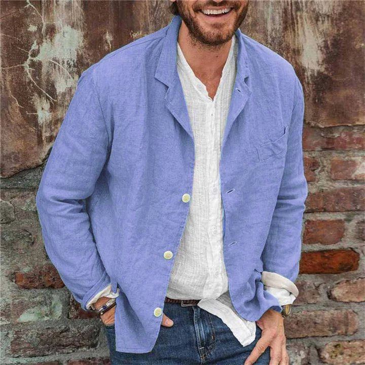 Lightweight men's outerwear, great for versatile fashion.