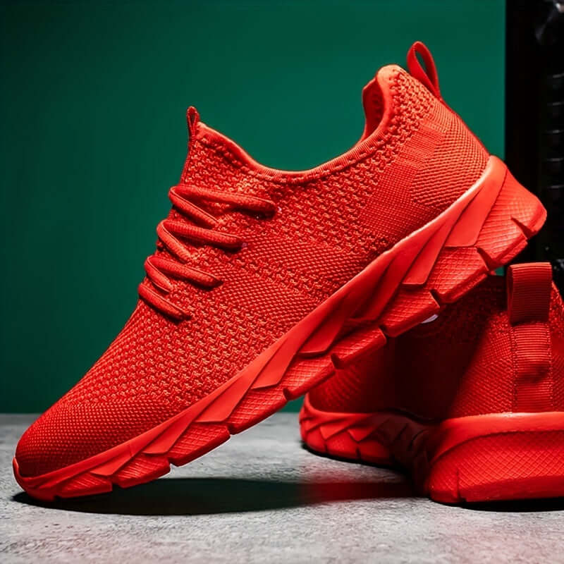 Versatile men's lightweight knitted sneakers, comfortable for running, training & everyday active wear.