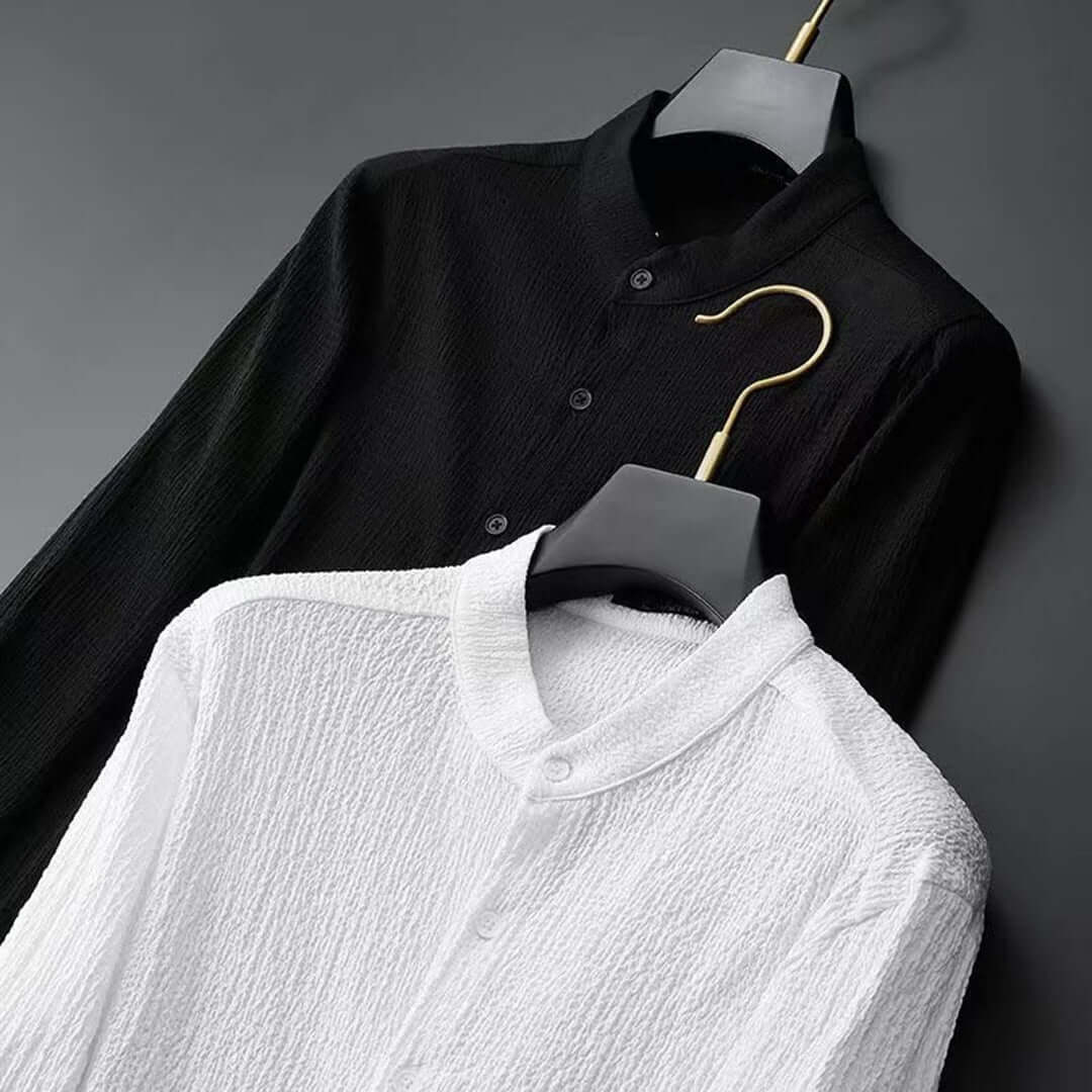 Modern men's two-piece summer outfit, designed for ultimate comfort and a sleek, casual fashion statement.