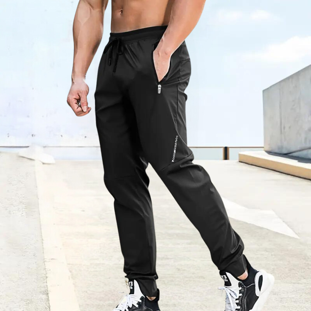 Men's lightweight performance training pants for running and athletic activities