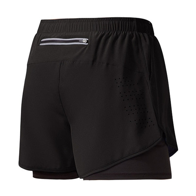 Stylish blue men's lightweight gym shorts, quick-drying for ultimate comfort during running, workouts, and sports.