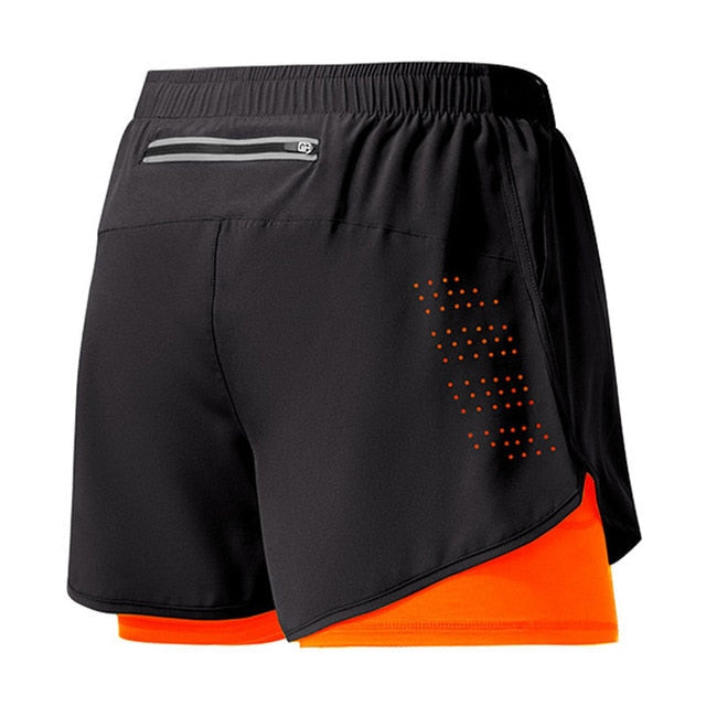 Comfortable men's quick-dry running shorts, lightweight activewear designed for peak performance in sports & gym.