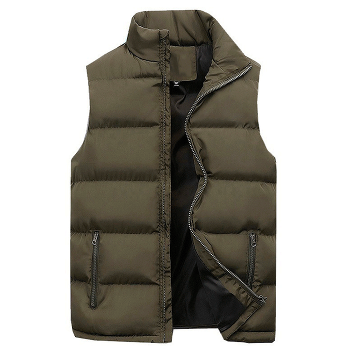 Durable men's quilted vest for everyday comfort. Lightweight outerwear, perfect for active or casual layered style.