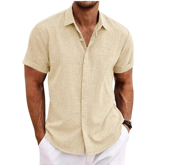 Comfortable men's lightweight short-sleeve shirt in a relaxed fit, a new addition to casual fashion.