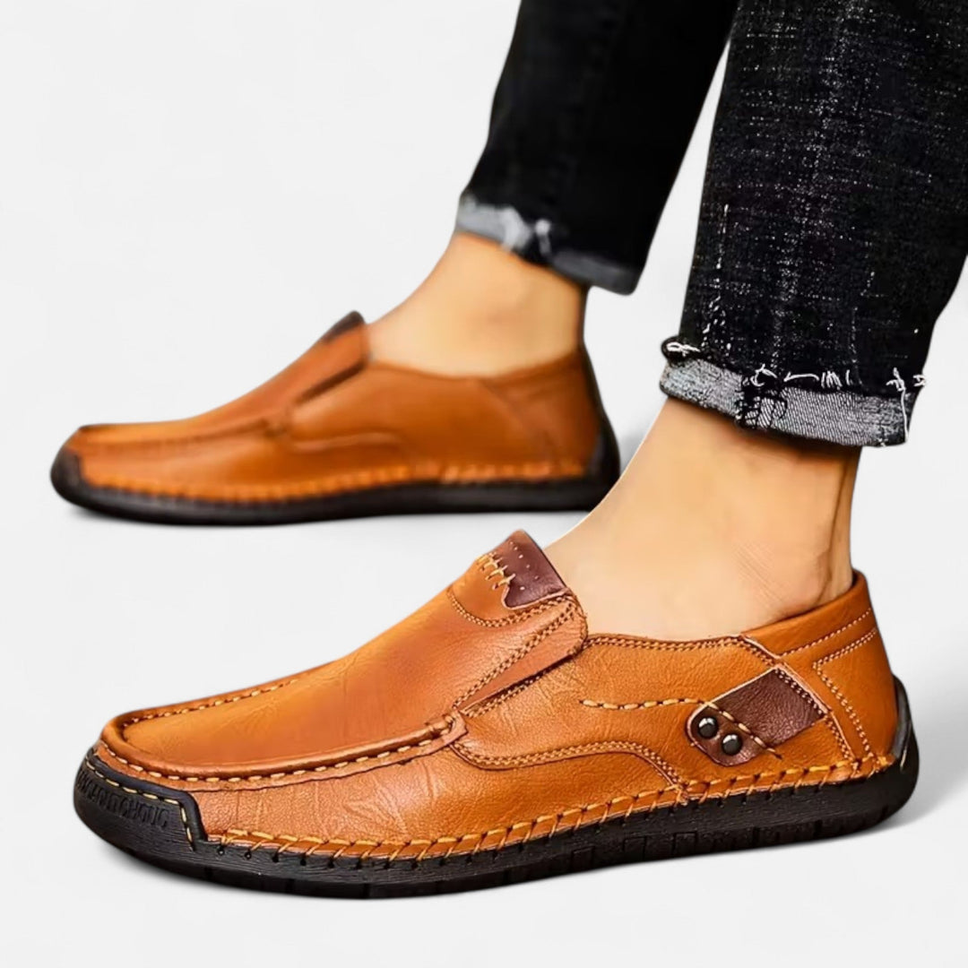 Comfortable men's lightweight slip-on loafers, ideal for all-day wear.