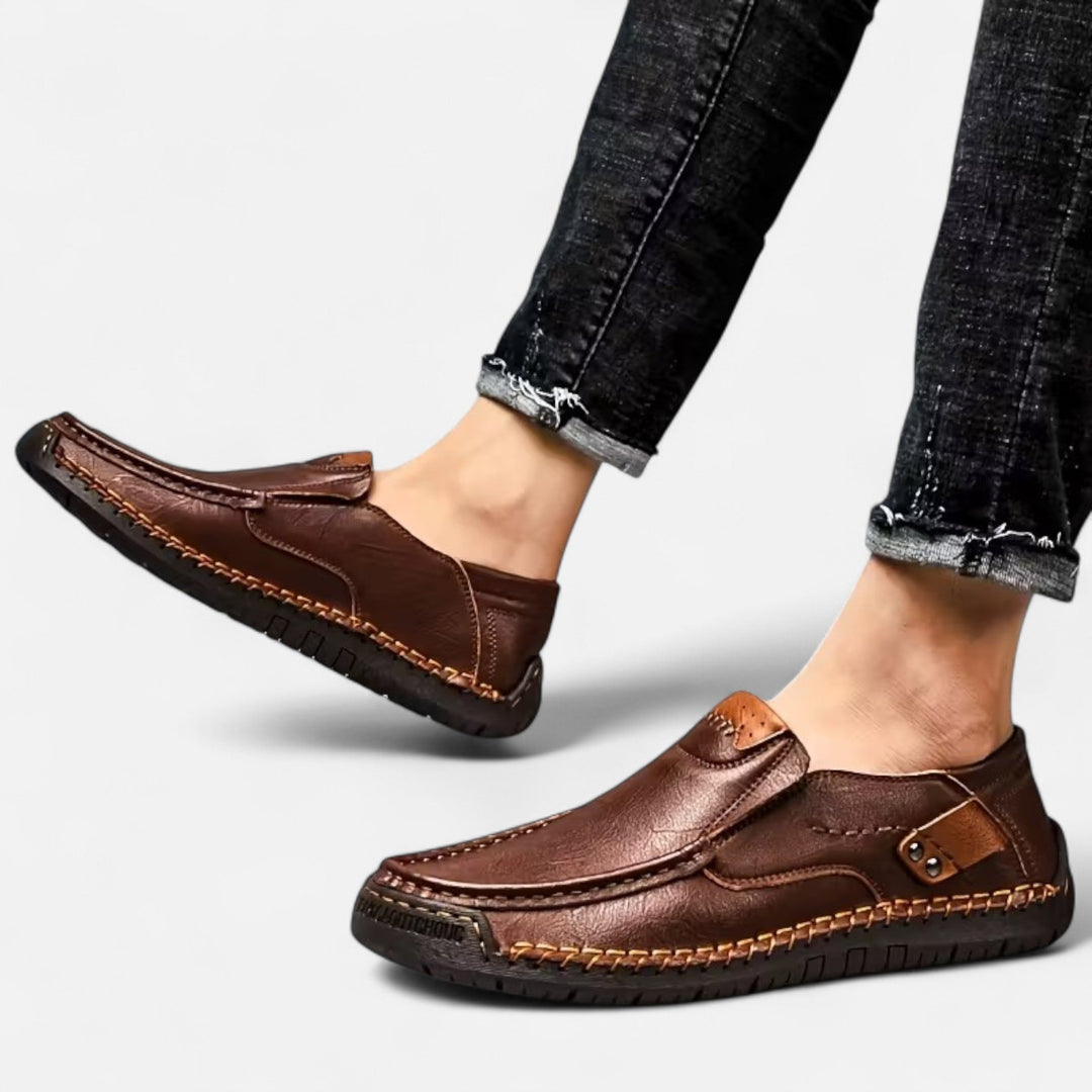 Versatile men's lightweight slip-on shoes, offering style and comfort for travel or daily use.