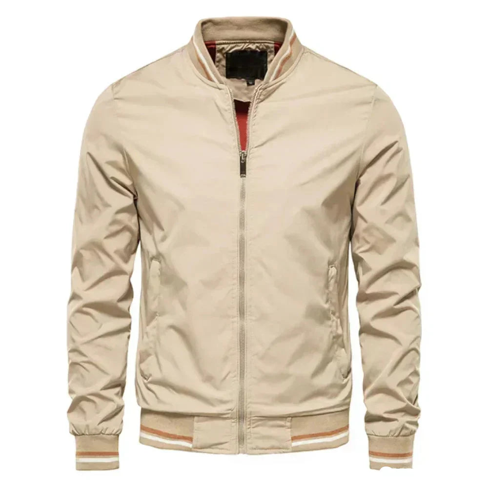 New men's lightweight bomber jacket, designed for summer. Stylish, versatile, and comfortable casual outerwear.