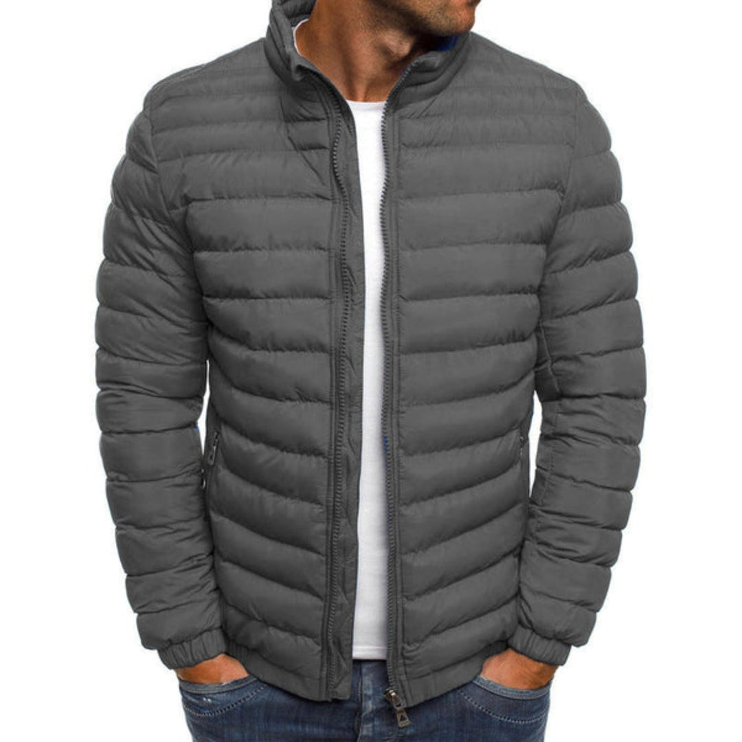 Stylish men's casual jacket for spring and summer, modern versatile clothing.