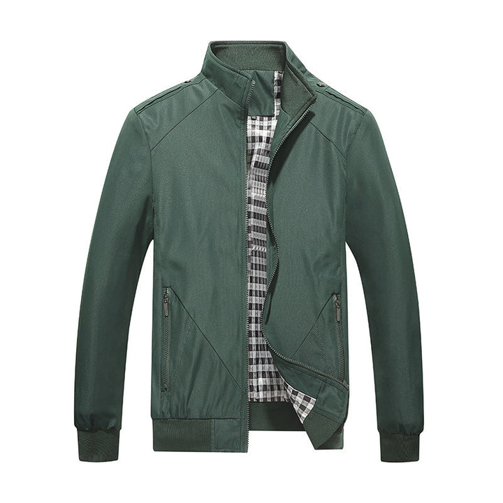 Men's lightweight summer jacket, versatile casual outerwear. Ideal for spring & comfortable everyday wear.