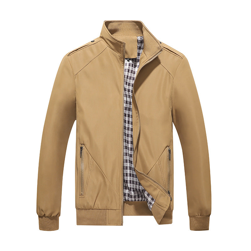Versatile men's lightweight jacket, great for summer & spring fashion. Comfortable casual outerwear for men.
