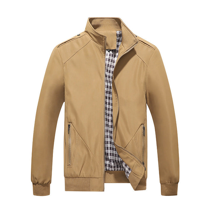Versatile men's lightweight jacket, great for summer & spring fashion. Comfortable casual outerwear for men.