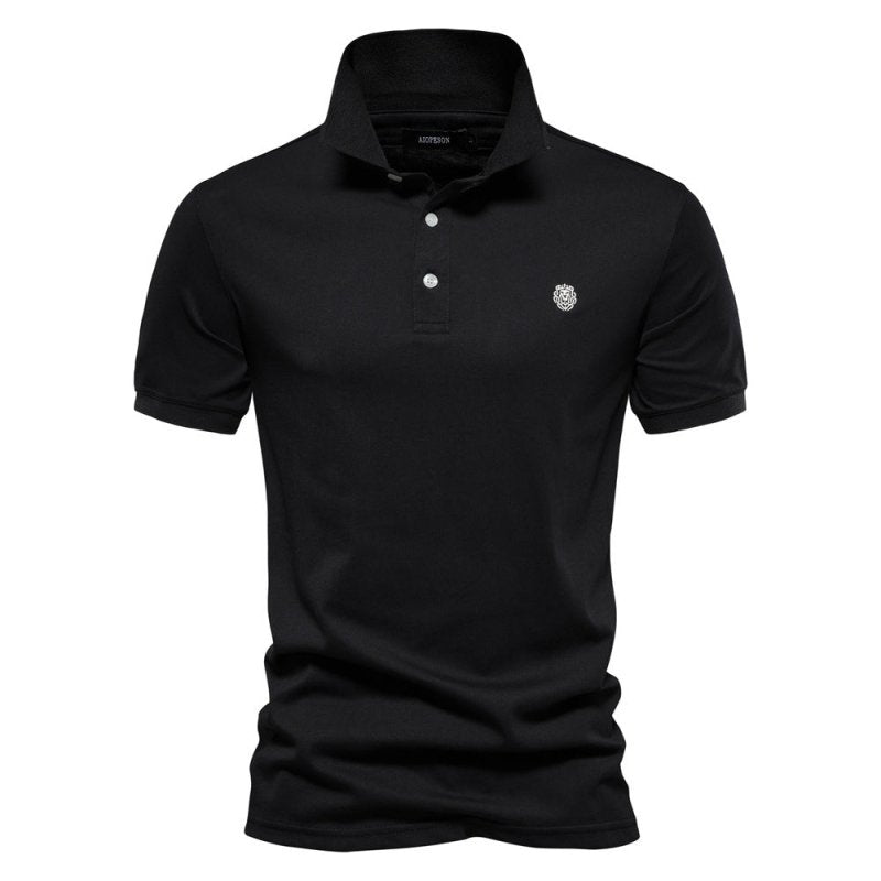 Men's lightweight summer polo shirt, breathable & stylish, perfect for casual everyday wear.
