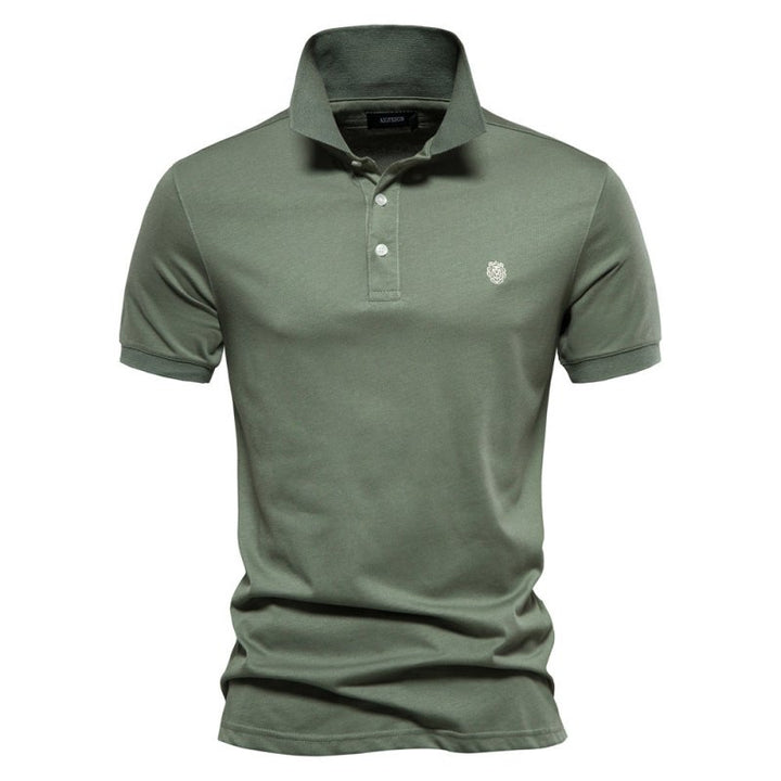 Casual men's lightweight polo shirt, ideal for summer activities & comfortable daily wear.